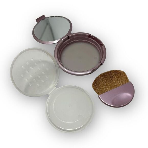 Bare Escentuals bareMinerals Pink Refillable Compact Brush Empty Preowned - Picture 4 of 9